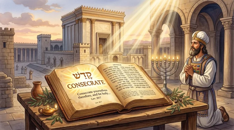 what does consecrate mean in the bible