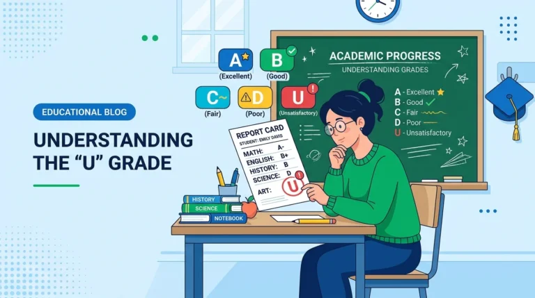 what does u mean in grades