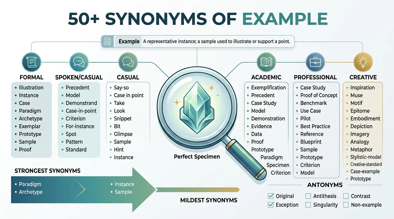 example of synonyms