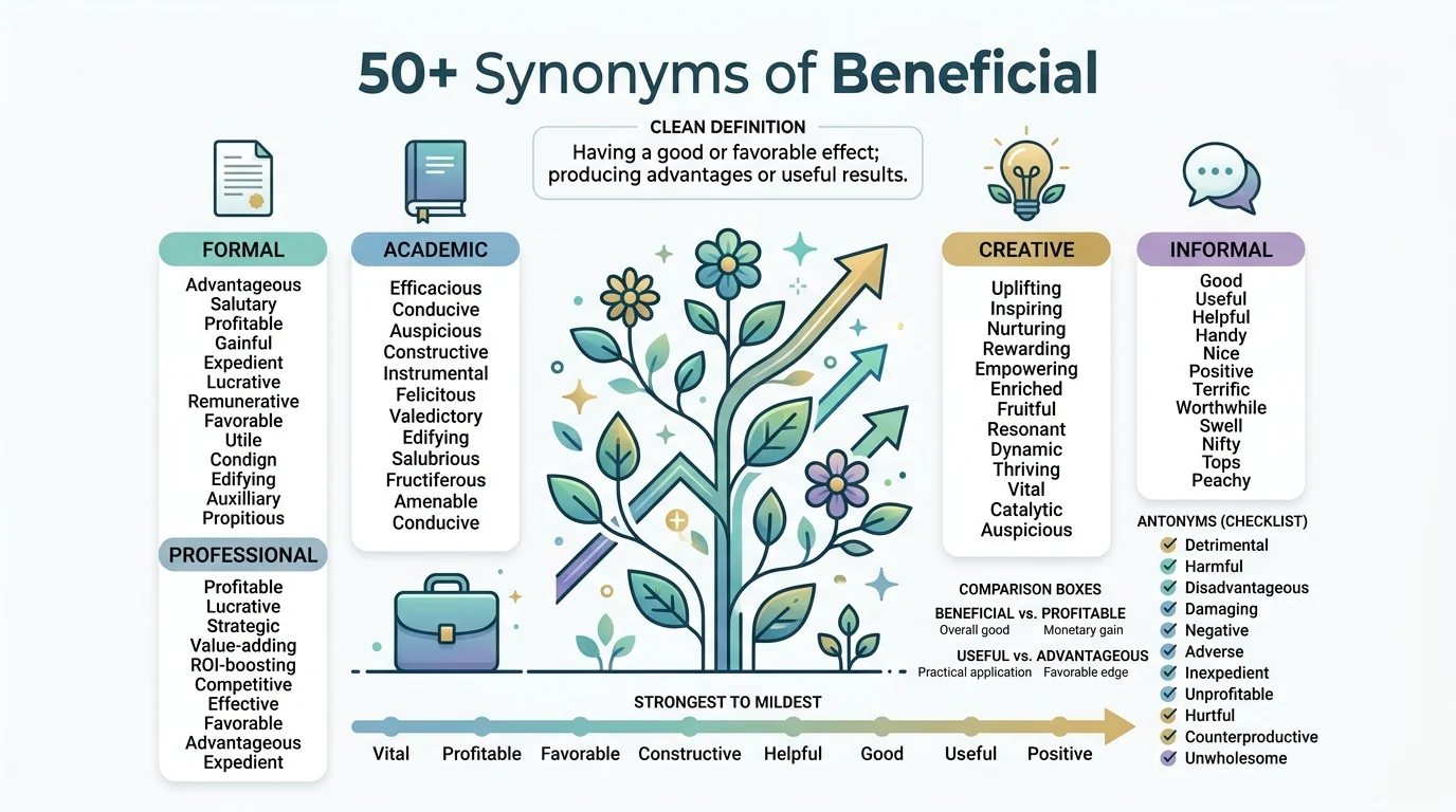 synonyms of beneficial