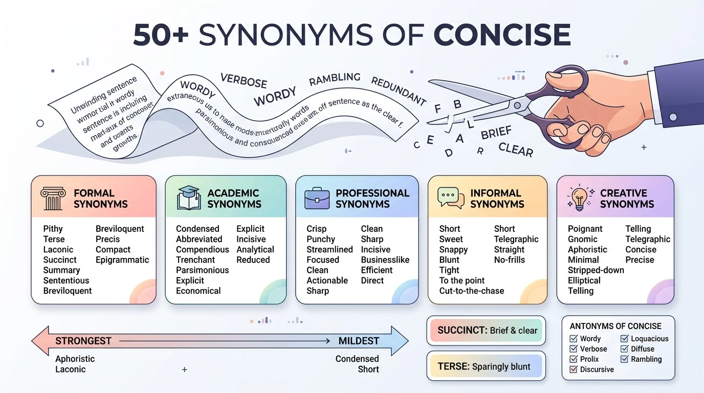 synonyms of concise