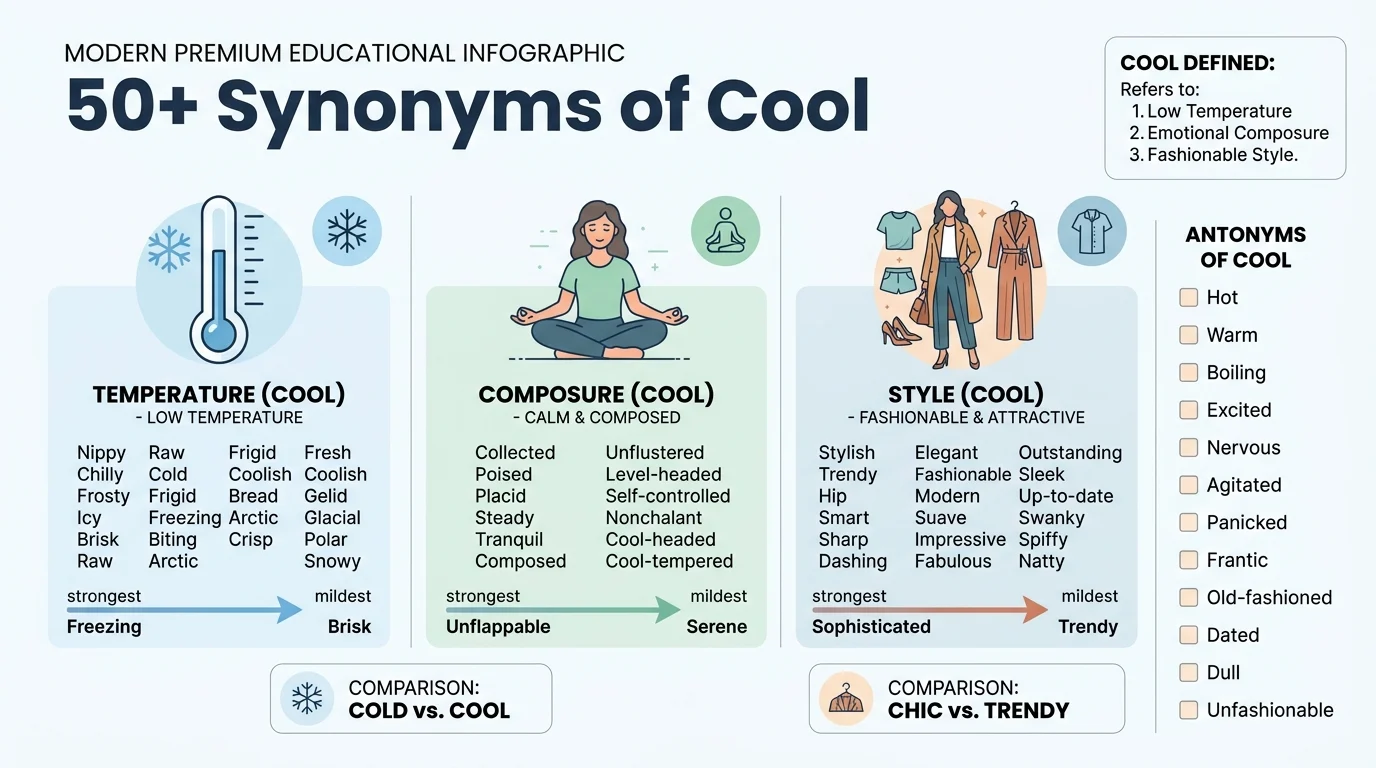synonyms of cool