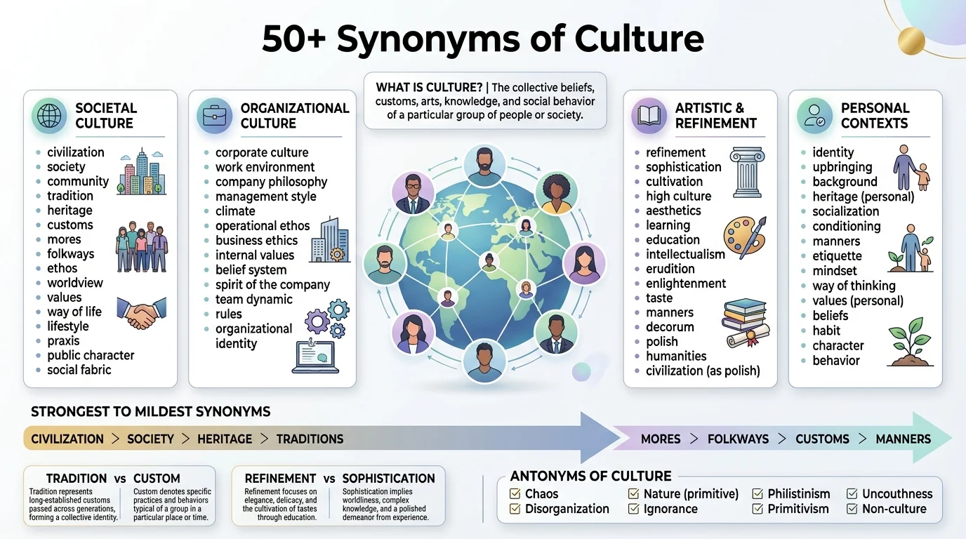synonyms of culture