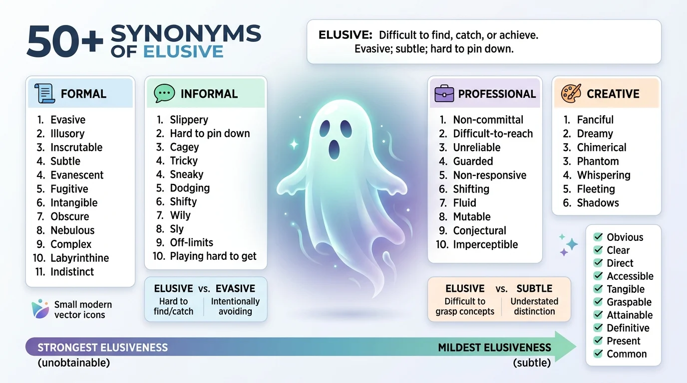 synonyms of elusive