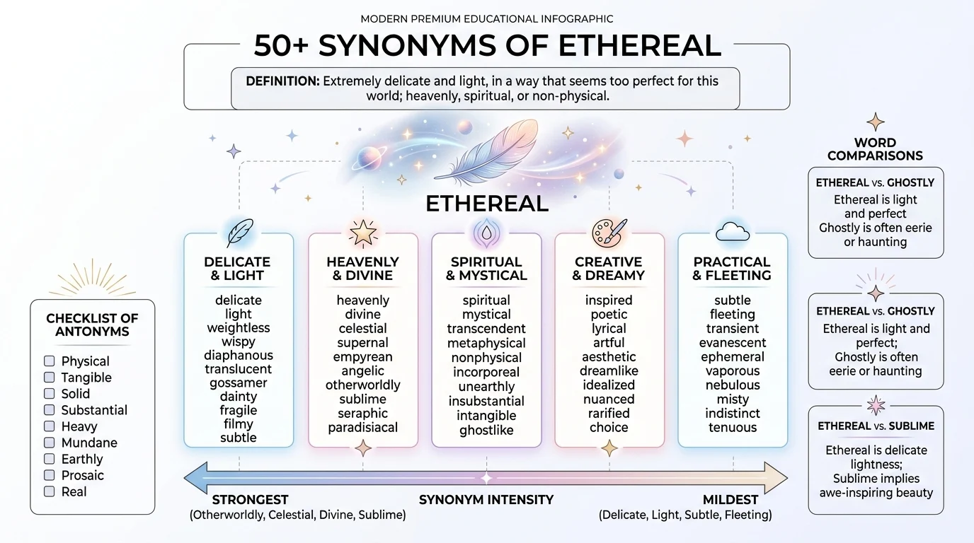synonyms of ethereal