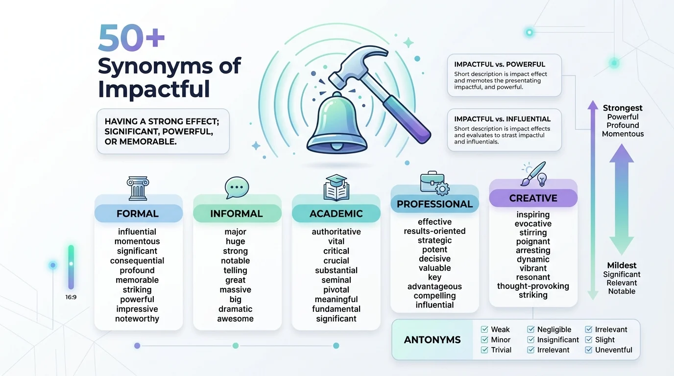 synonyms of impactful