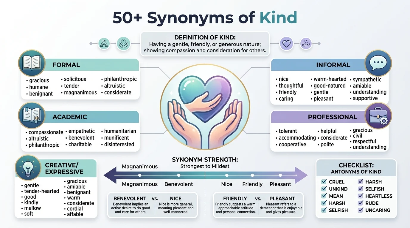 synonyms of kind