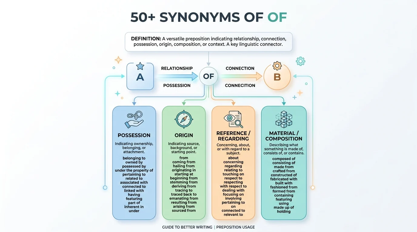 synonyms of of