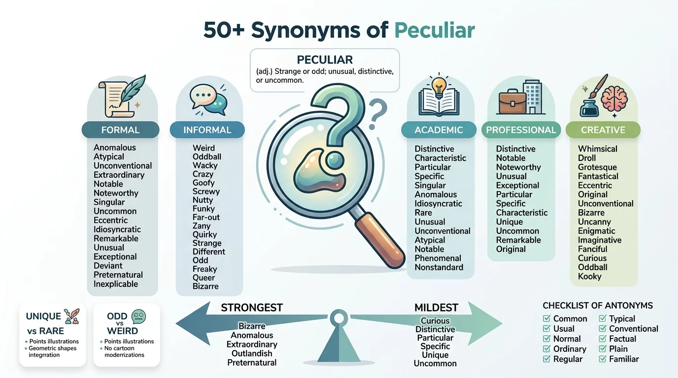 synonyms of peculiar