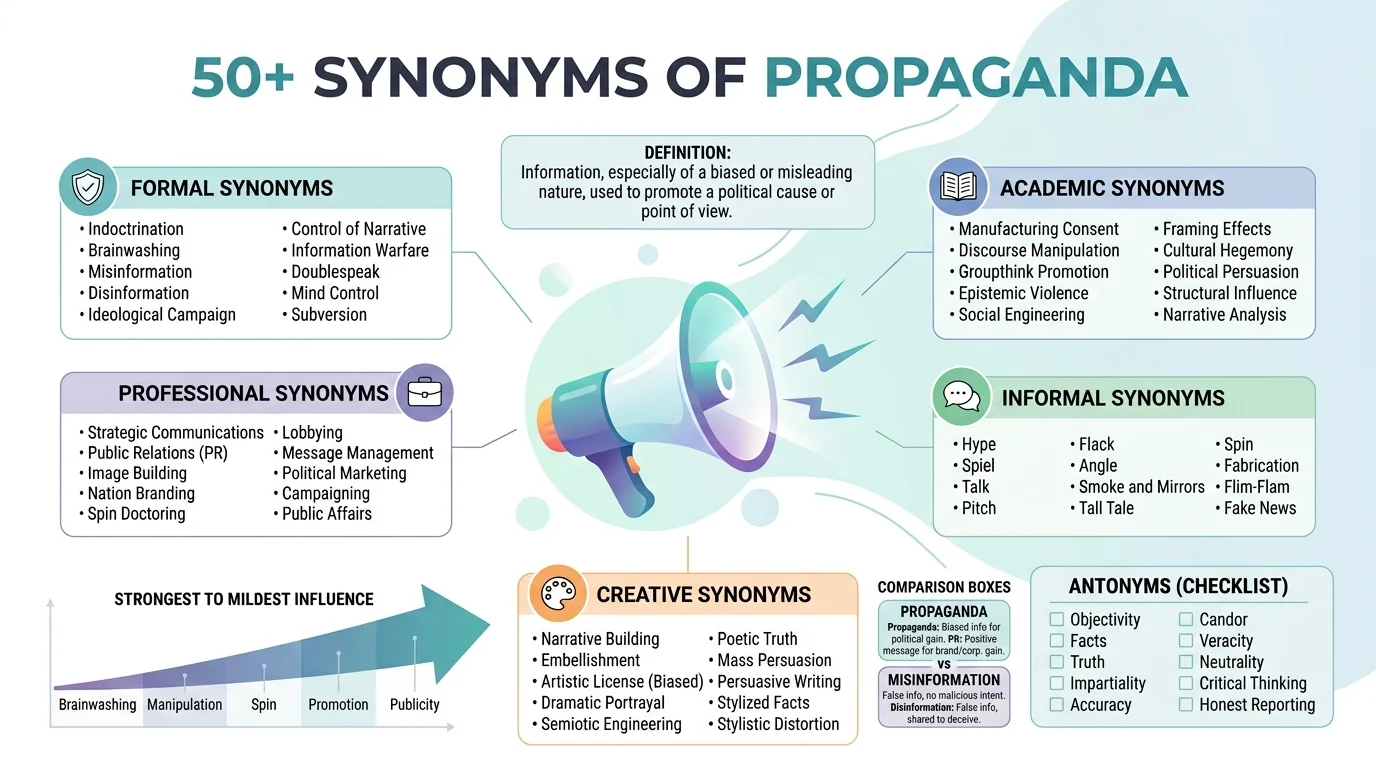 synonyms of propaganda