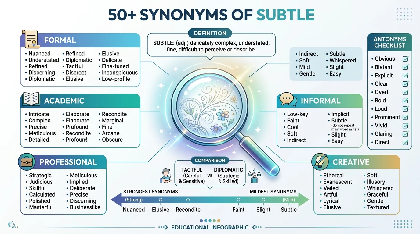 synonyms of subtle