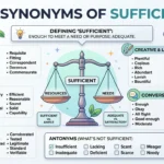 synonyms of sufficient