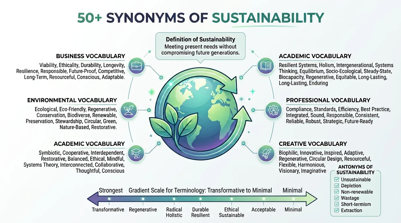 synonyms of sustainability