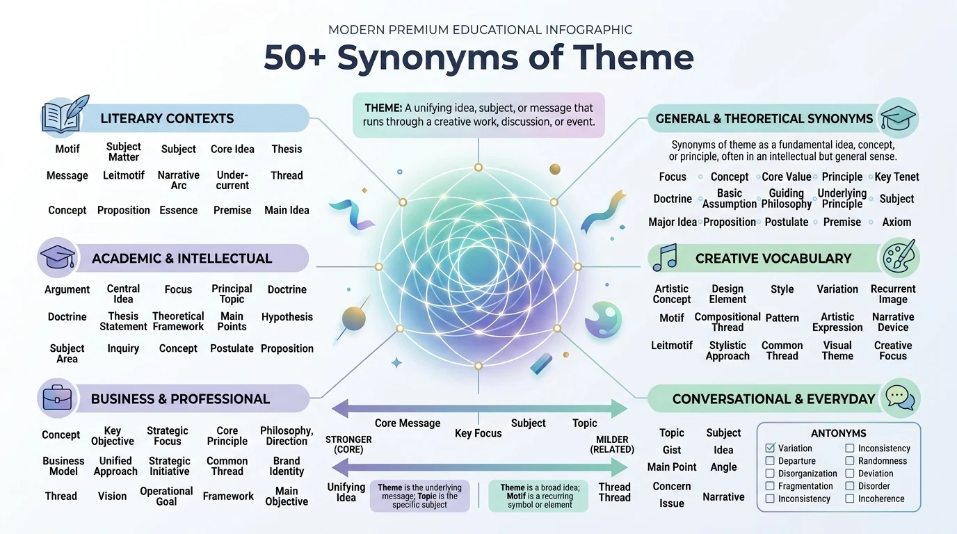 synonyms of theme