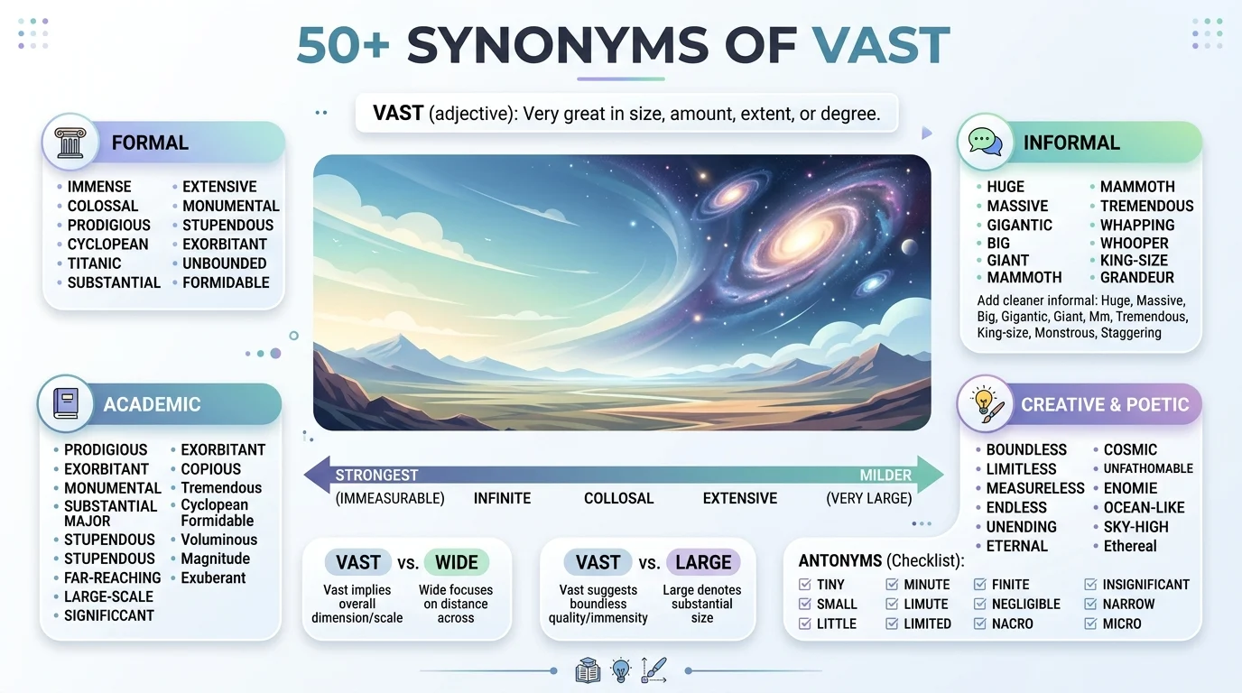 synonyms of vast